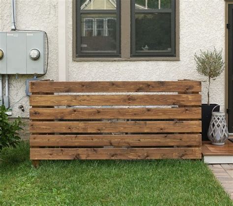 outside electrical box for air conditioner|fences to hide air conditioners.